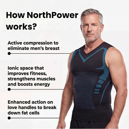 NorthPower V-Neck | Feel The Power of Confidence, Shape & Control