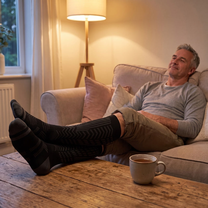 1. From heavy, aching legs to light — all day